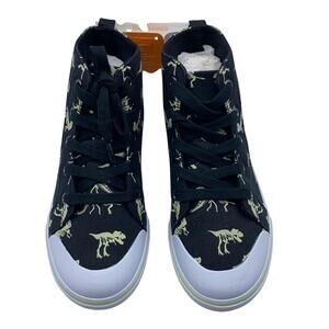 Gymboree Glow In The Dark Dinosaur HiTop Sneakers Size 4